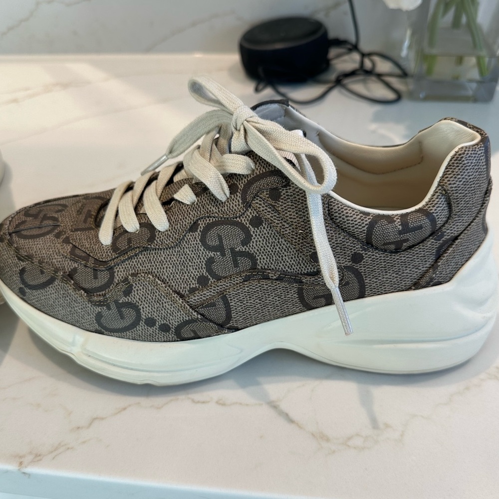 Gucci 100 Rhyton Sneaker 'Beige Monogram'